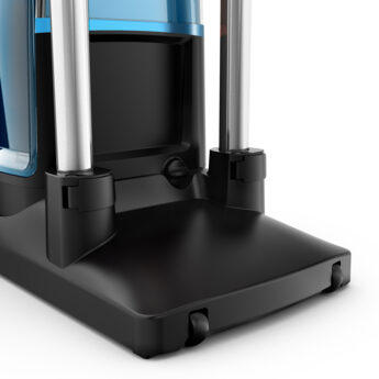 Rowenta Ixeo Power QR2021, Caldaia ad alta pressione, Asse da stiro integrata a 3 posizioni, Igienizza, Vapore verticale per indumento 1,1 L Nero, Blu 2170 W
