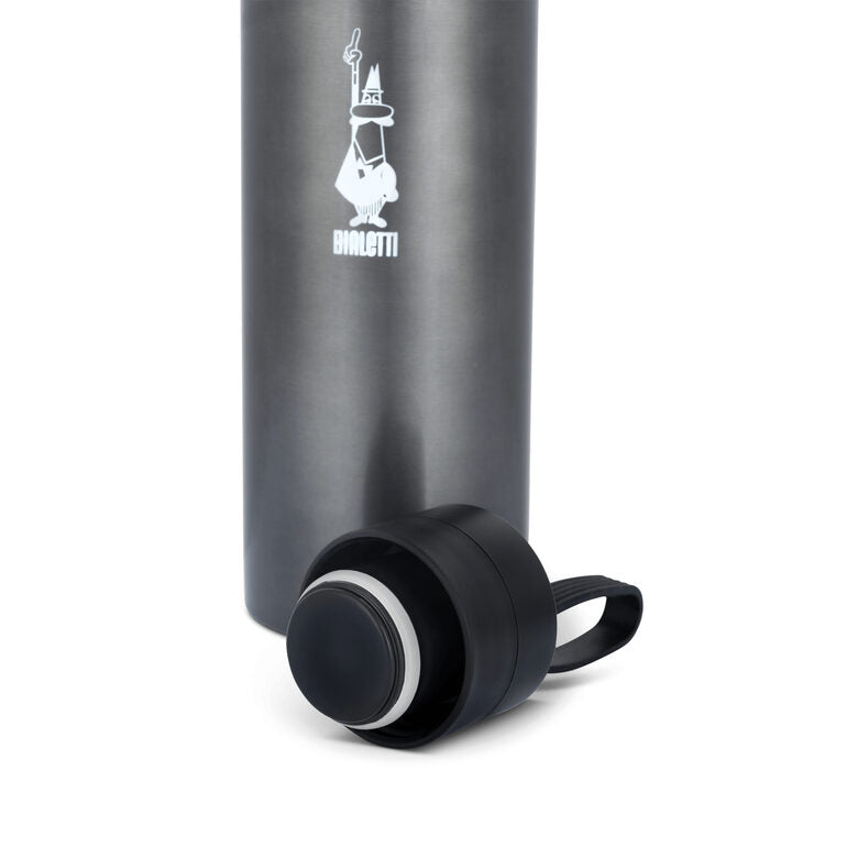 Bialetti Bottiglia Termica Dark Grey Ml.750