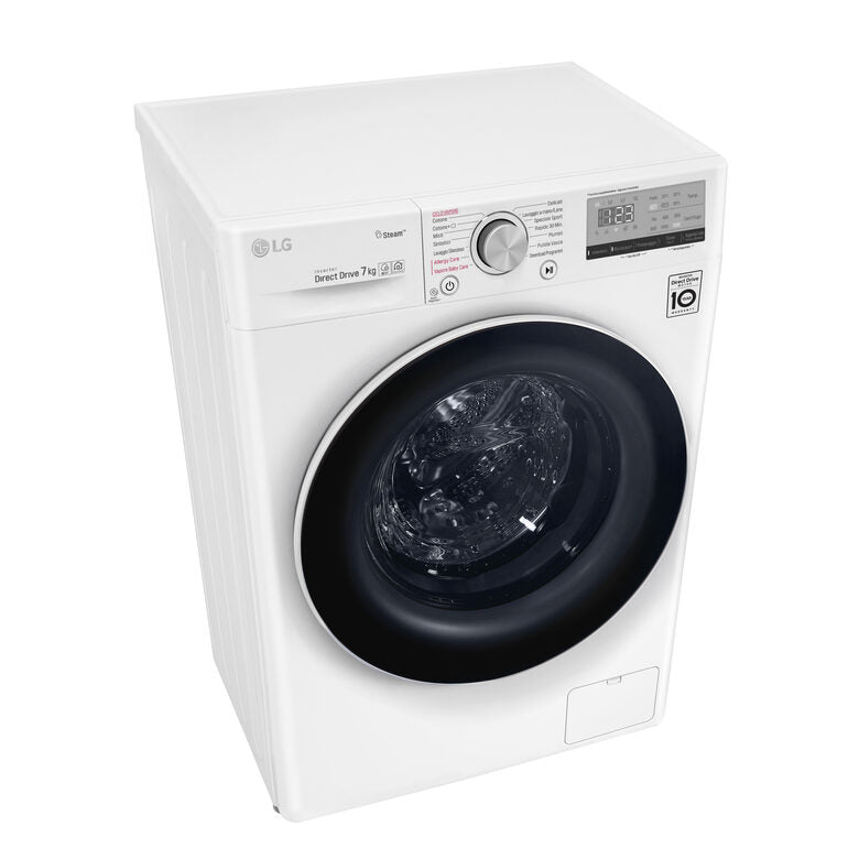 LG F2WV4S7S0E Lavatrice Slim Intelligente AIDD 7kg Vapore 1200 Giri/min Carica frontale Classe E