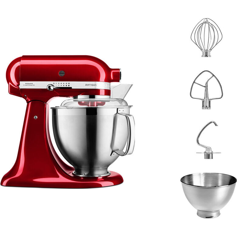 KitchenAid Artisan 5KSM185PS impastatrice planetaria 300 W 4,8 L Rosso