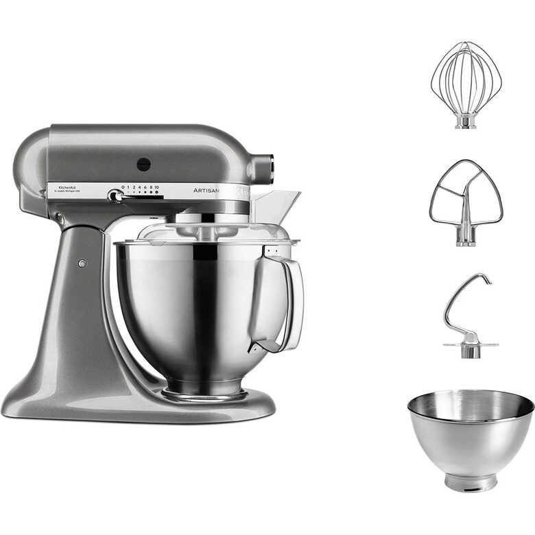 KitchenAid Artisan 5KSM185PS impastatrice planetaria 300 W 4,8 L Argento