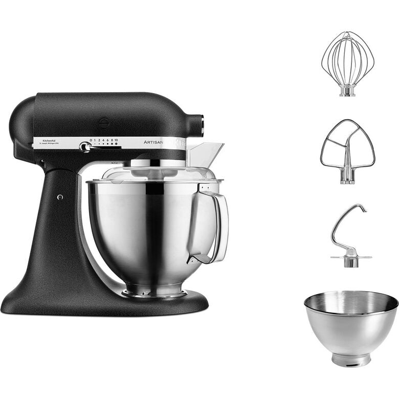 KitchenAid ARTISAN 5KSM185PS impastatrice planetaria 300 W 4,8 L Nero Opaco