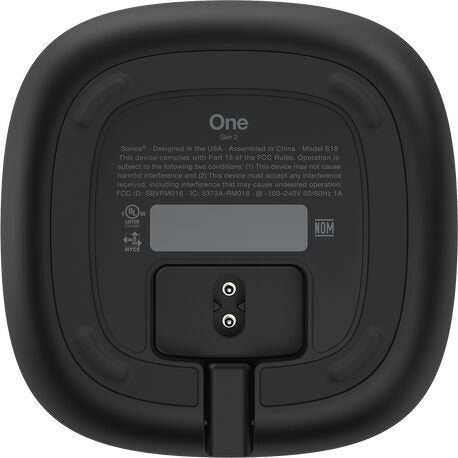 Sonos One 2nd smart speaker wifi con controllo vocale Alexa Google Nero