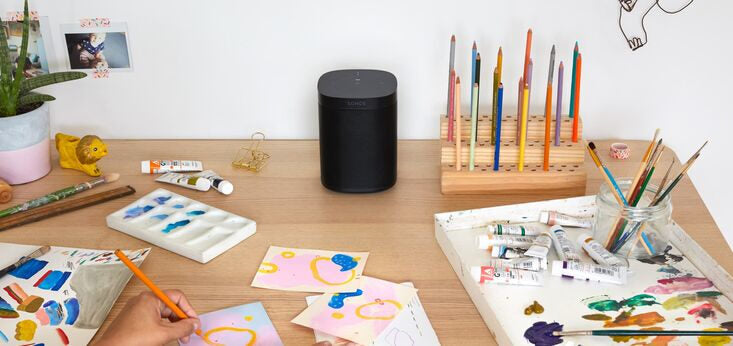 Sonos One 2nd smart speaker wifi con controllo vocale Alexa Google Nero