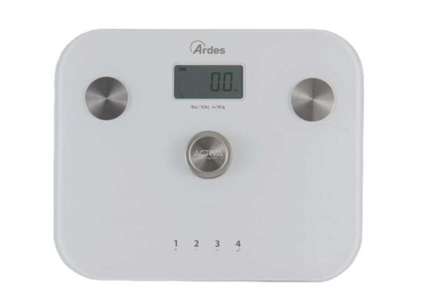 Ardes AR2PPBFM bilance pesapersone Rettangolo Bianco Bilancia pesapersone elettronica
