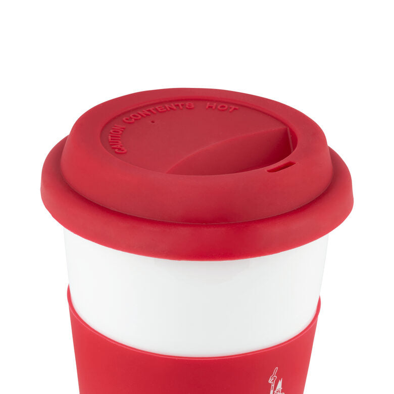 Bialetti Take Away tazza Rosso, Bianco Universale 1 pz