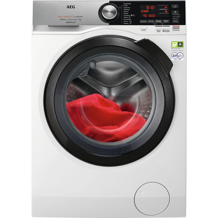 AEG L8FC96BQ lavatrice Caricamento frontale 9 kg 1600 Giri/min B Bianco