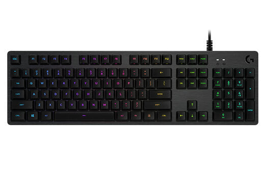 Logitech G G512 CARBON LIGHTSYNC RGB Mechanical Gaming Keyboard with GX Brown switches tastiera USB QWERTY Italiano Carbonio