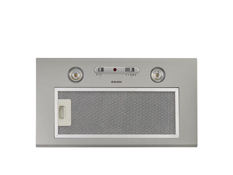 Glem Gas GHF527SI cappa aspirante Integrata Argento 260 m³/h C