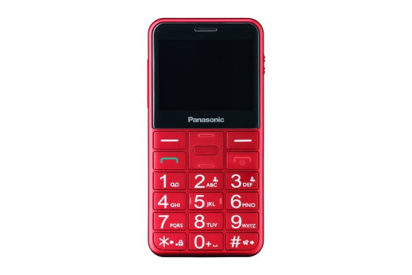 Panasonic KX-TU150 6,1 cm (2.4") 102 g Rosso Telefono cellulare basico
