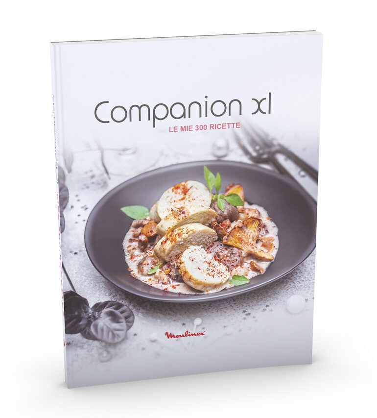 Moulinex HF8098 Companion XL, Robot da cucina multifunzione, 12 programmi automatici, 6 accessori, recipiente 3L, intervallo di temperatura da 30 °C a 150 °C, Ricettario: 300 idee per ricett