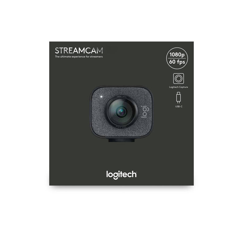 Logitech StreamCam webcam 1920 x 1080 Pixel USB 3.2 Gen 1 (3.1 Gen 1) Nero