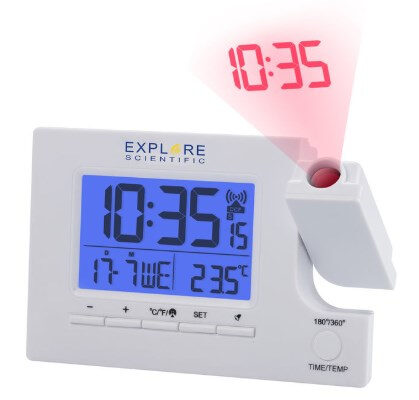 Explore Scientific RDP1003WHT sveglia Sveglia digitale Bianco