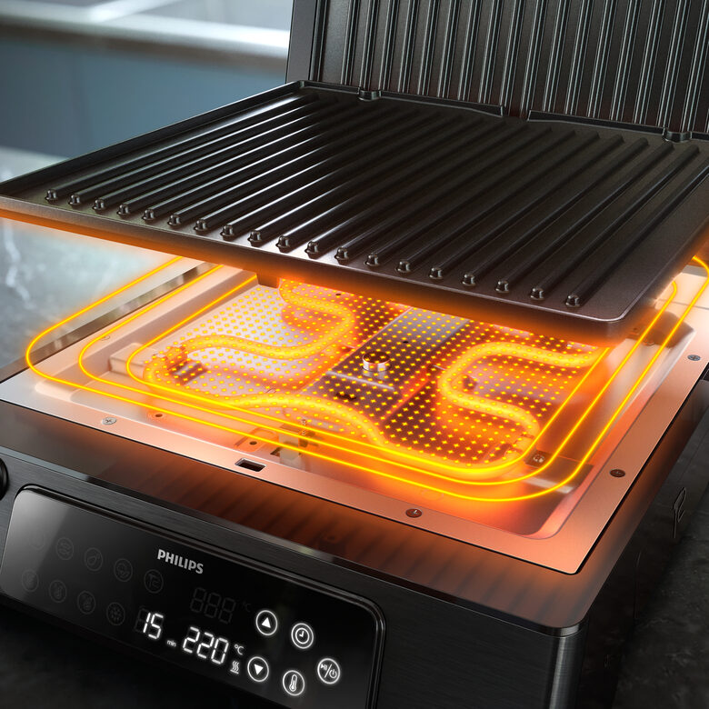 Philips 7000 series Bistecchiera Grill 2200 W
