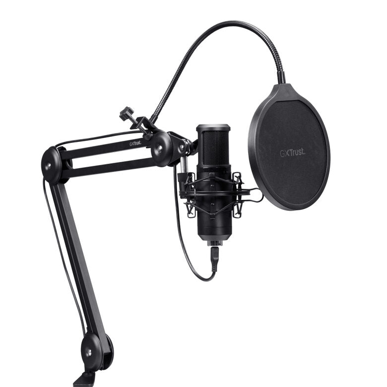Trust GXT 270 Emita II+ Nero Microfono per podcast