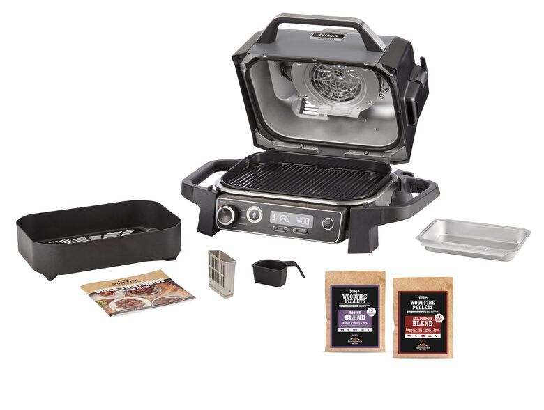 Ninja Barbecue elettrico Woodfire con affumicatore integrato OG701EU