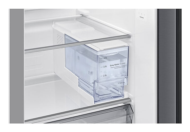 Samsung RS70F65KETEF Frigorifero Side By Side A Libera Installazione, AI Inverter, All-around Cooling, AI Hybrid Cooling, Dispenser Senza Allaccio Idrico, Classe E, Inox