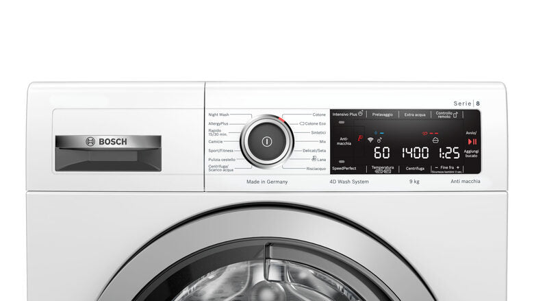 Bosch Serie 8 WAV28MH9IT lavatrice Caricamento frontale 9 kg 1400 Giri/min Bianco