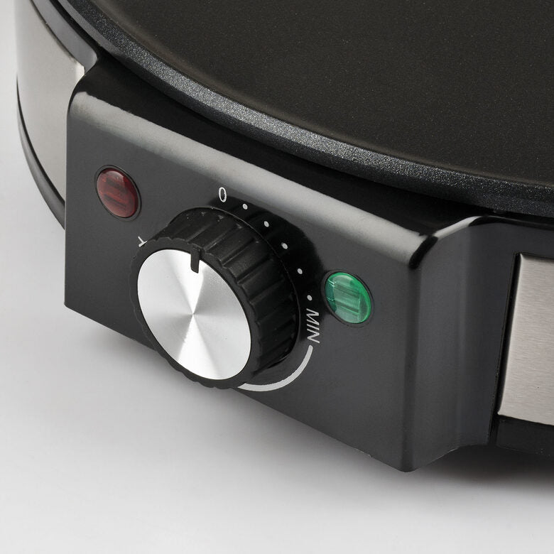 G3 Ferrari Profi-Crepe crepiera 1 crepe 1200 W Nero, Argento