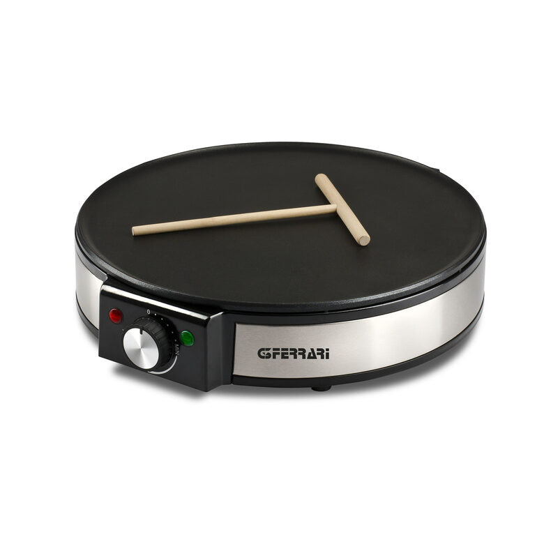 G3 Ferrari Profi-Crepe crepiera 1 crepe 1200 W Nero, Argento