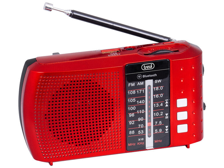 Trevi RA 7F20 BT Portatile Analogico e digitale Rosso