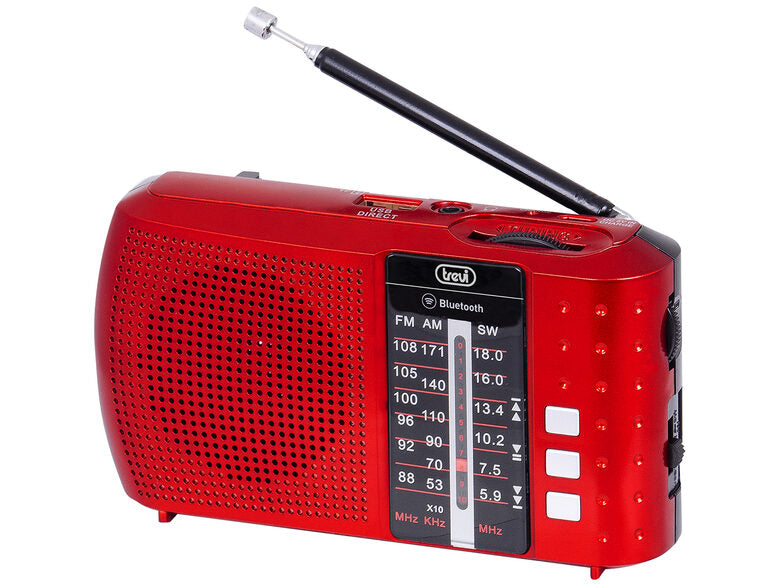 Trevi RA 7F20 BT Portatile Analogico e digitale Rosso