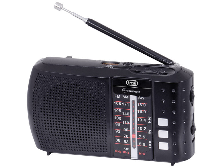 Trevi 0RA7F2000 radio Portatile Analogico e digitale Nero