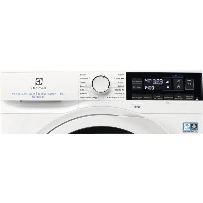 Electrolux EW6F384WQ lavatrice Caricamento frontale 8 kg 1400 Giri/min C Bianco