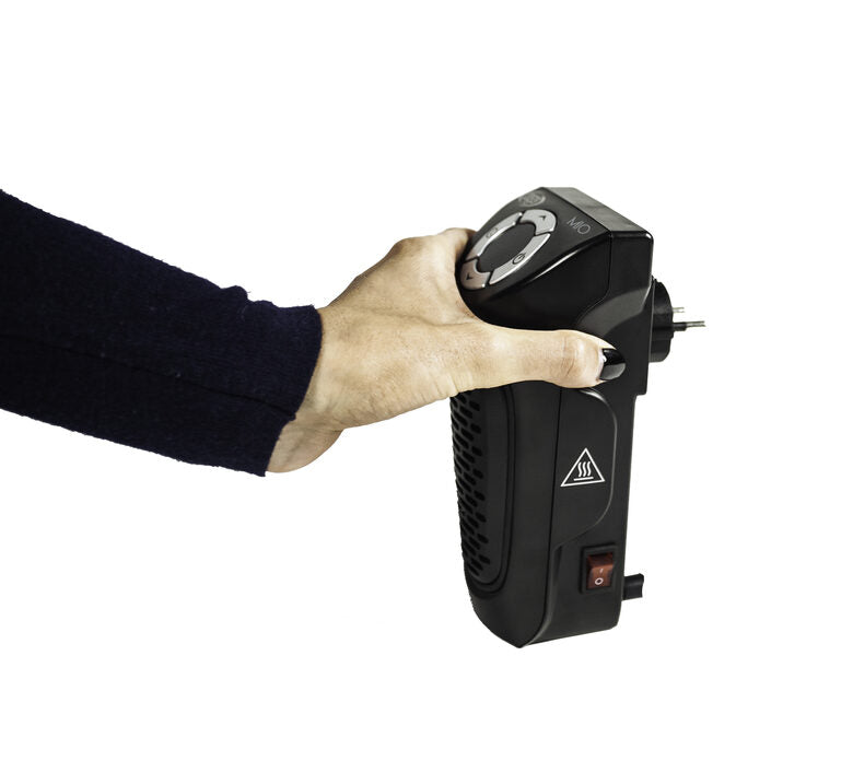 Argoclima MIO stufetta elettrica Interno Nero 350 W Riscaldatore ambiente elettrico a infrarossi