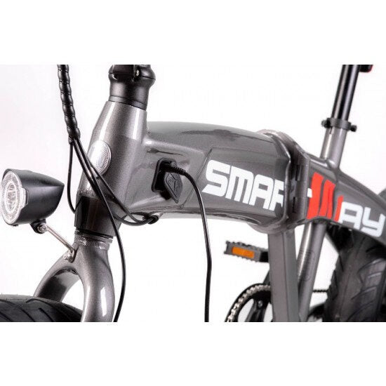 Smartway M2-R6A2-T bicicletta elettrica Titanio Alluminio 50,8 cm (20") 31 kg Ioni di Litio