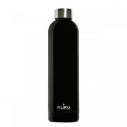 PURO Hot&Cold Glossy Uso quotidiano 1000 ml Acciaio inossidabile Nero