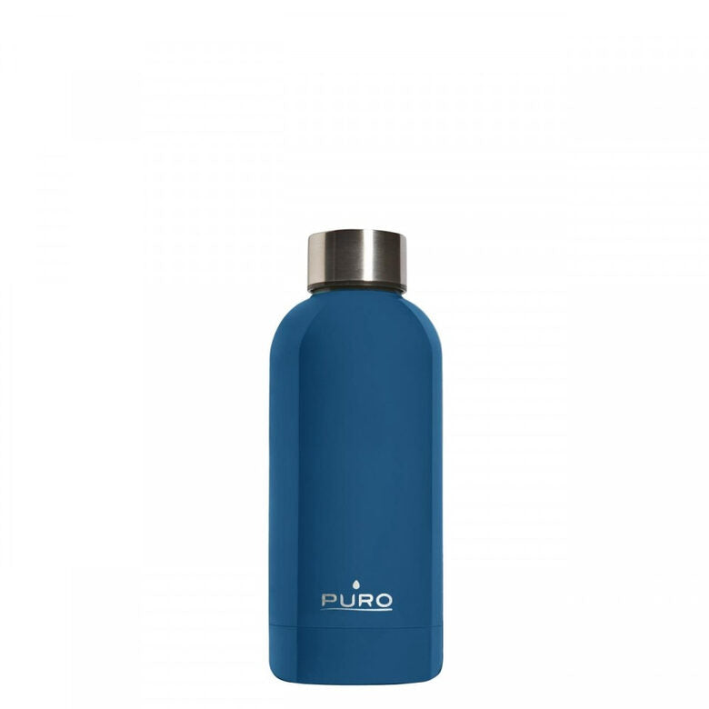 PURO Hot&Cold Glossy Uso quotidiano 350 ml Acciaio inossidabile Blu