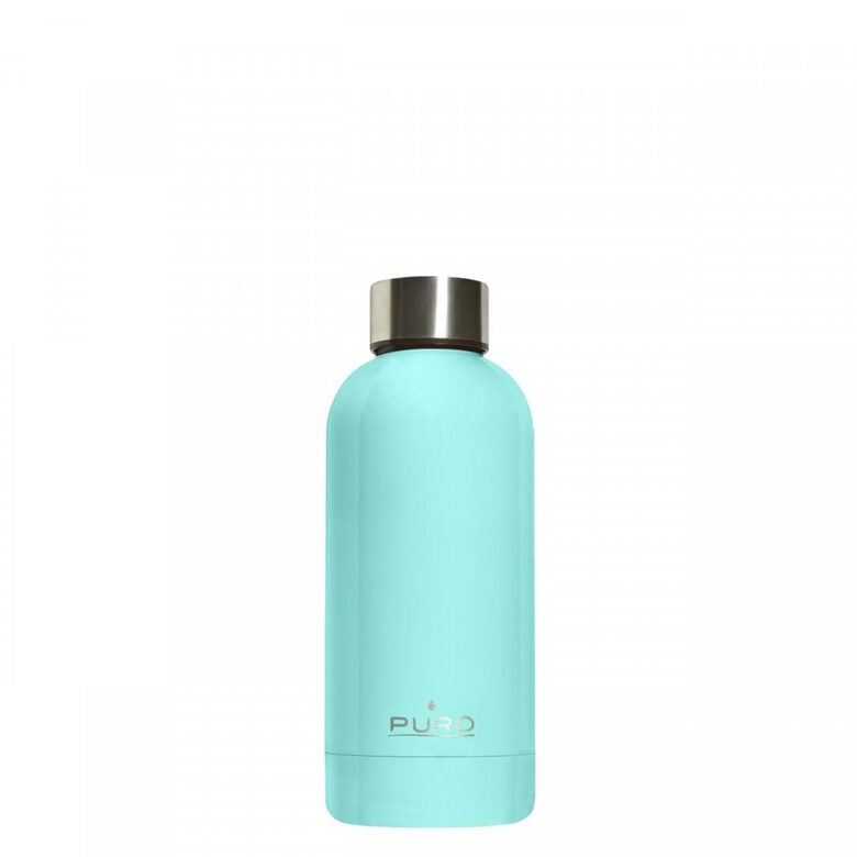 PURO Hot&Cold Glossy Uso quotidiano 350 ml Acciaio inossidabile Blu