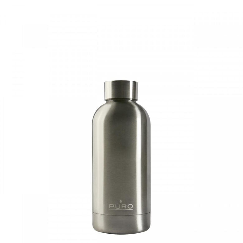 PURO Hot&Cold Glossy Uso quotidiano, Fitness 350 ml Acciaio inossidabile