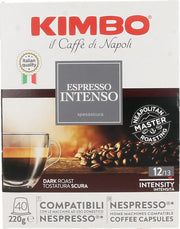 Kimbo Espresso Intenso Capsule caffè Tostatura scura 40 pz