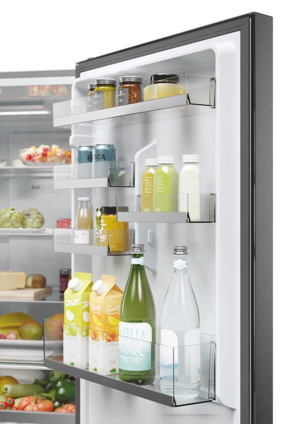 Haier 2D 60 Serie 1 HDW1618DNPK frigorifero con congelatore Libera installazione 341 L D Argento