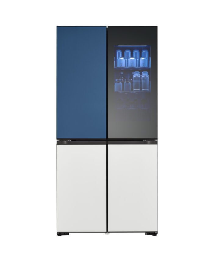LG InstaView MoodUP GMV960NNME Frigo multidoor , Classe E, 617L , Colore personalizzabile