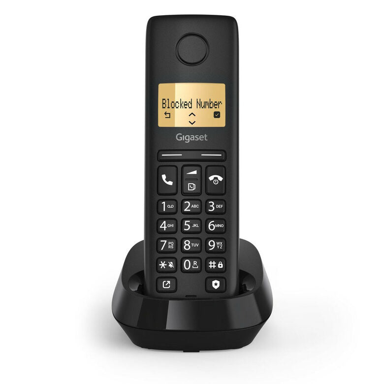 Gigaset PURE 100 Telefono analogico/DECT Identificatore di chiamata Nero