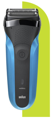Braun Series 3 310BT Rasoio Trimmer Nero, Blu