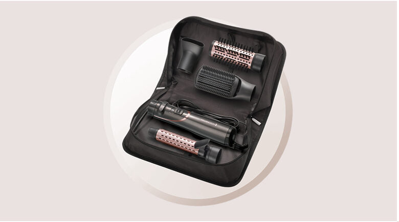 Remington AS8606 Spazzola ad aria calda Caldo Nero, Rose Gold 800 W