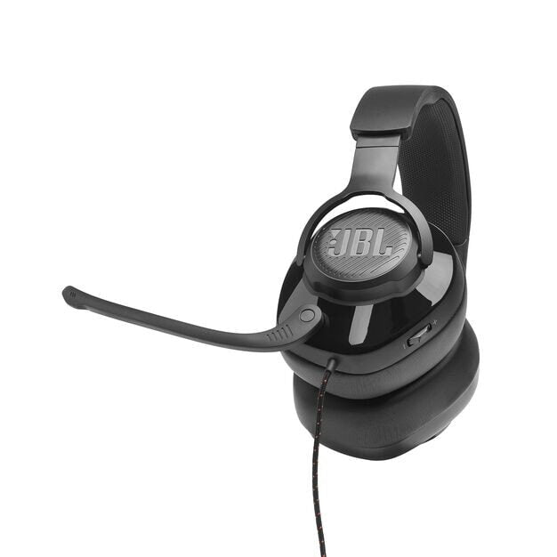 JBL Quantum 200 Cuffie Cablato A Padiglione Giocare Nero