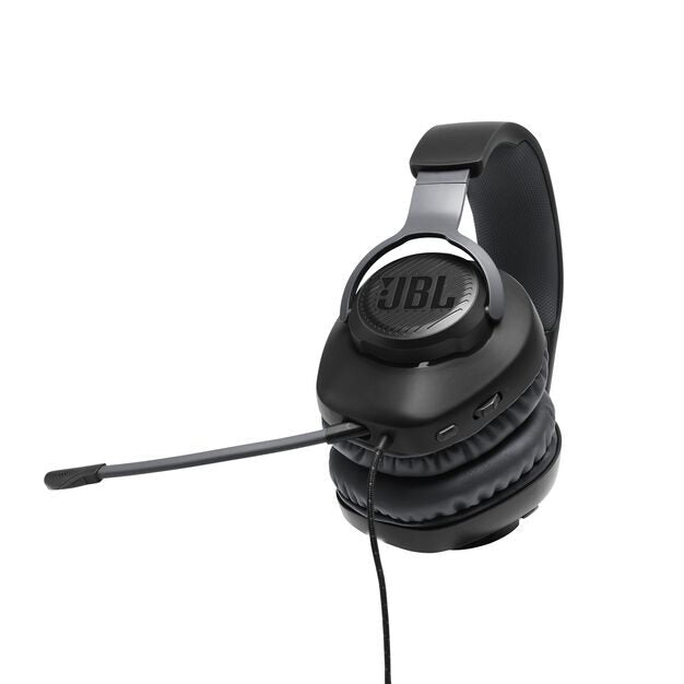 JBL Quantum 100 Cuffie Cablato A Padiglione Giocare Nero