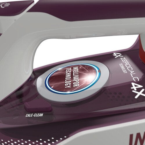 Imetec ZeroCalc Z3 3900 Ferro da stiro a secco e a vapore Ceramica 2400 W Viola, Bianco