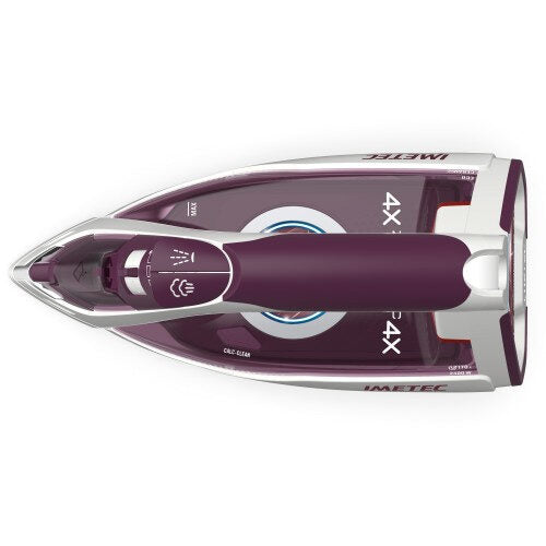 Imetec ZeroCalc Z3 3900 Ferro da stiro a secco e a vapore Ceramica 2400 W Viola, Bianco