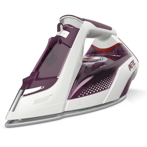 Imetec ZeroCalc Z3 3900 Ferro da stiro a secco e a vapore Ceramica 2400 W Viola, Bianco