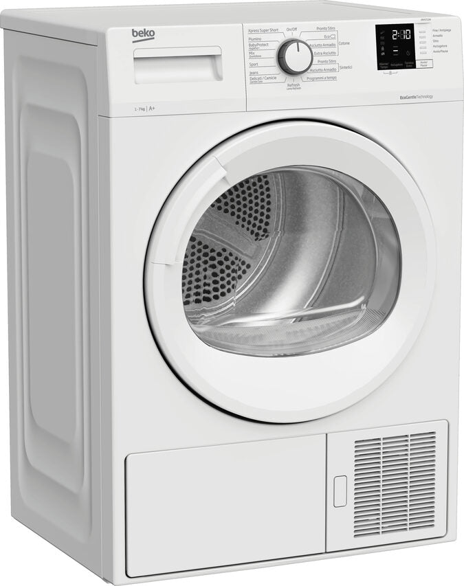 Beko DRXS712W asciugatrice Libera installazione Caricamento frontale 7 kg A+ Bianco
