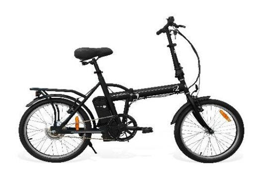 Smartway F2-L04S2-K bicicletta elettrica Nero Acciaio 50,8 cm (20") 22 kg Ioni di Litio