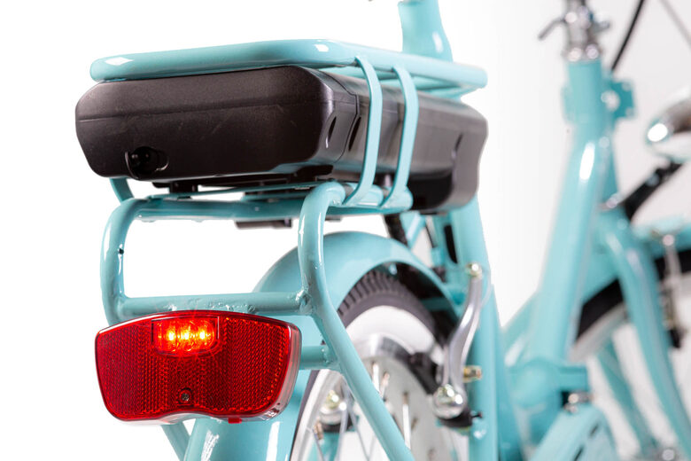 Smartway F3-LG4S2-A bicicletta elettrica Turchese Acciaio 50,8 cm (20") 22 kg Ioni di Litio