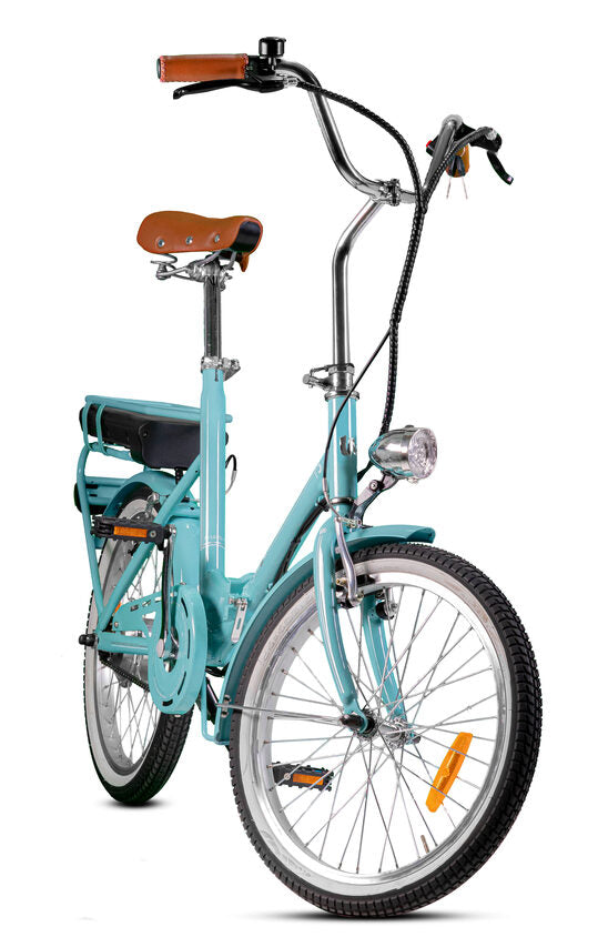 Smartway F3-LG4S2-A bicicletta elettrica Turchese Acciaio 50,8 cm (20") 22 kg Ioni di Litio