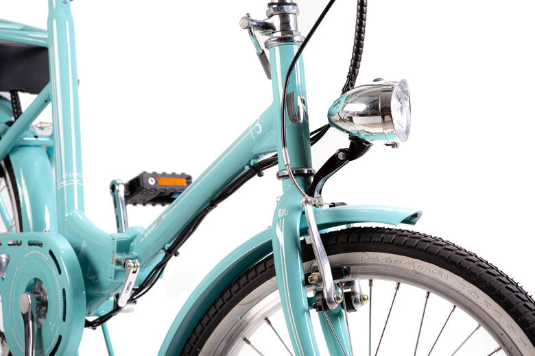 Smartway F3-LG4S2-A bicicletta elettrica Turchese Acciaio 50,8 cm (20") 22 kg Ioni di Litio